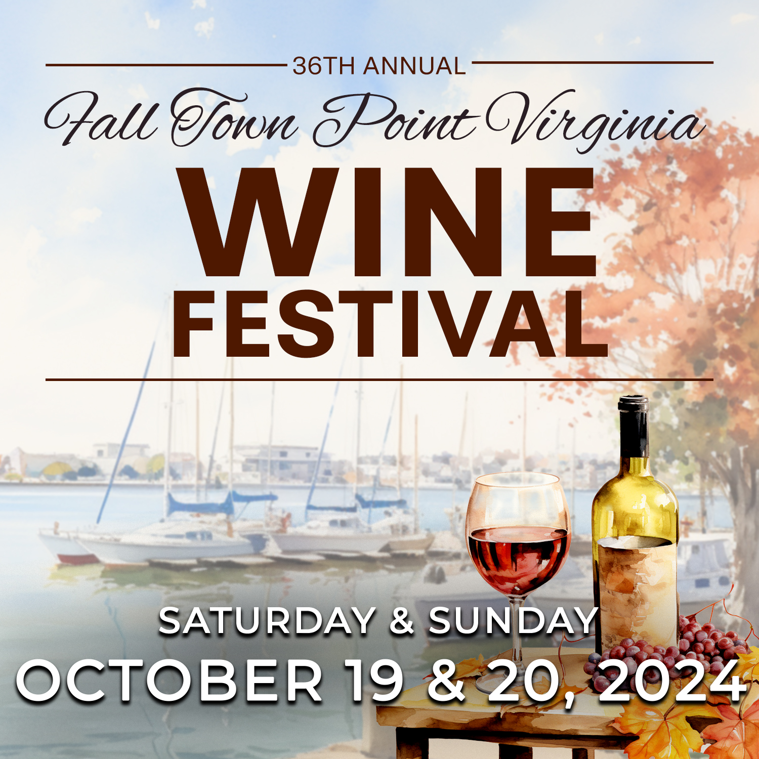 Fall Town Point Virginia Wine Festival