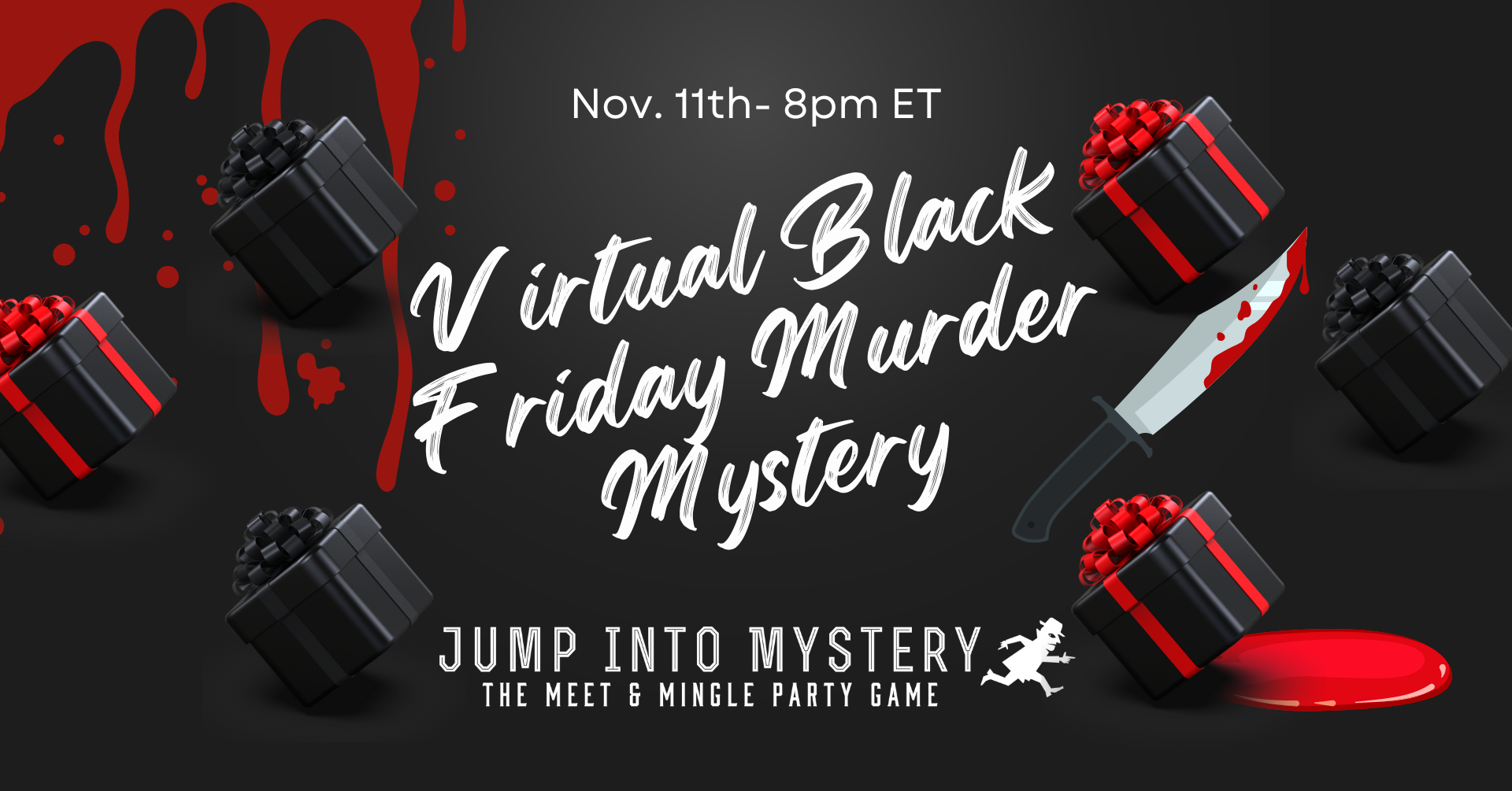 VIRTUAL Black Friday Murder Mystery