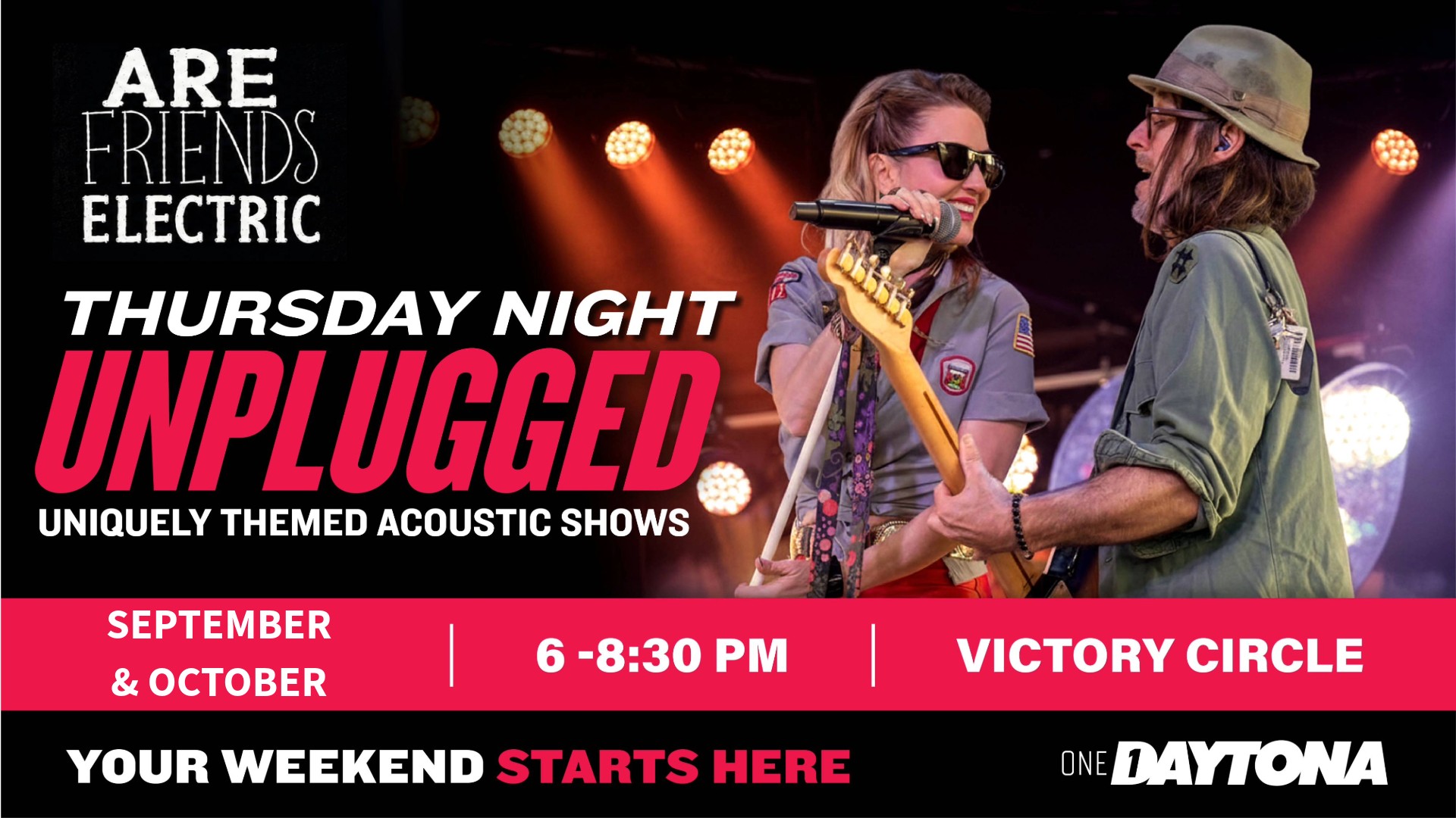 ONE DAYTONA: Thursday Night Unplugged with Are Friends Electric