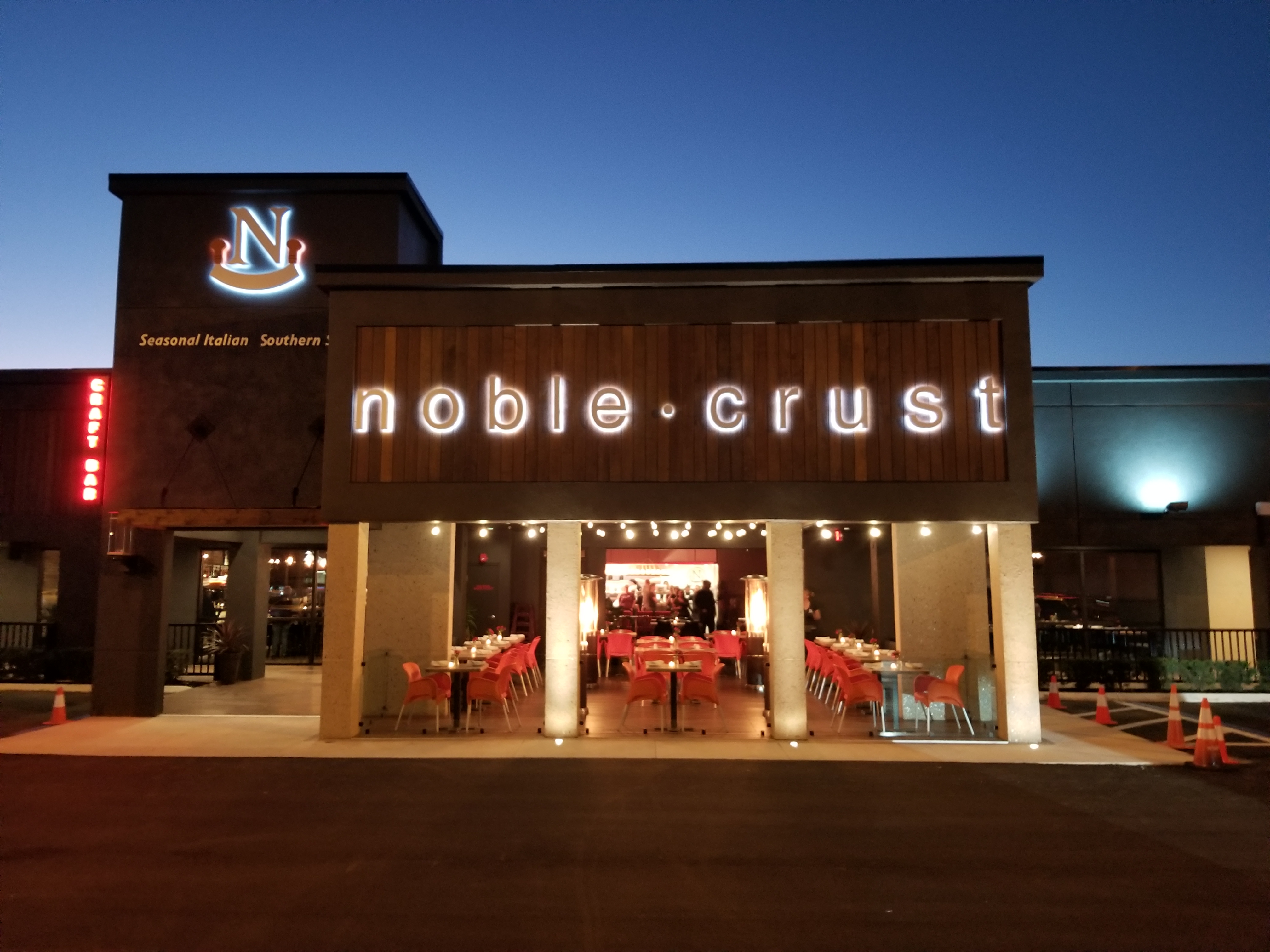 Noble deals crust menu