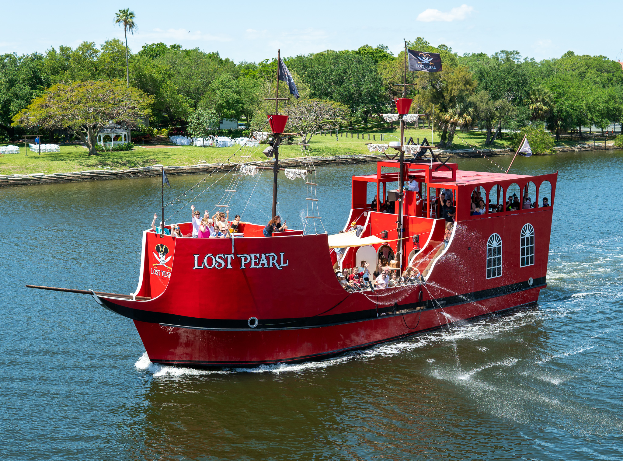 Lost Pearl - Tampa's Pirate Ship Departing From Downtown Tampa