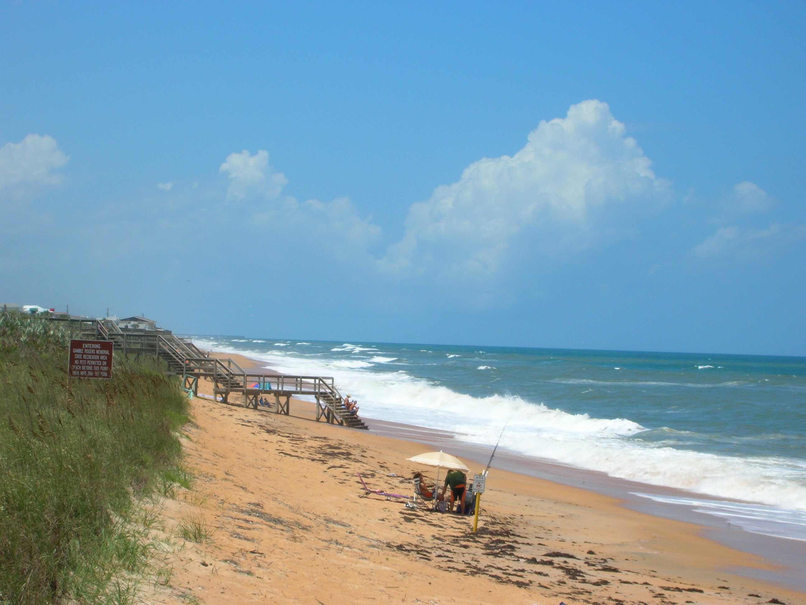 Gamble Rogers Memorial State Recreation Area At Flagler Beach in 