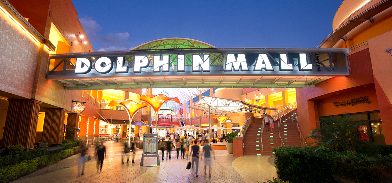 Dolphin Mall is one of the best places to shop in Miami