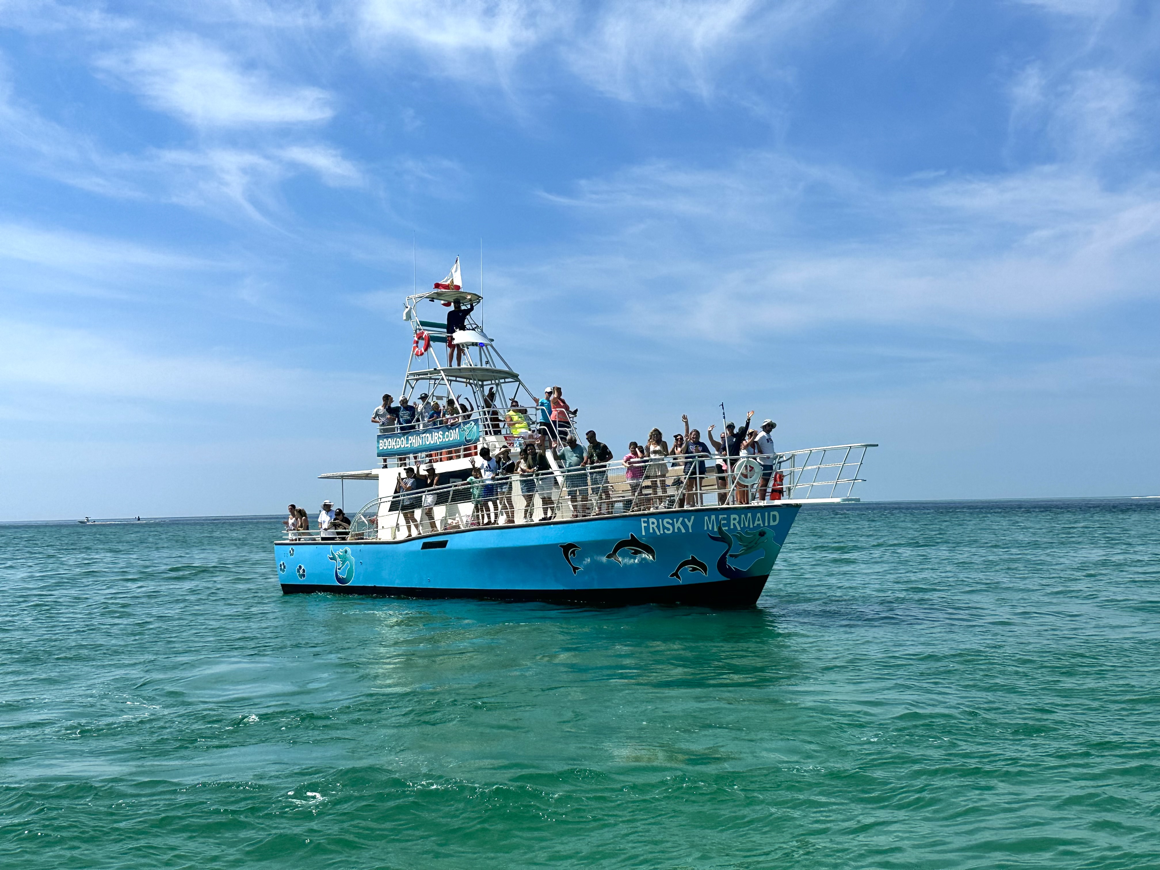 Frisky Mermaid Dolphin Cruises & Pontoon Boat Rentals in Pensacola
