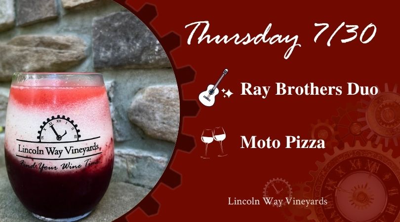Thursday Night Escape with Ray Brothers Duo and Moto Pizza