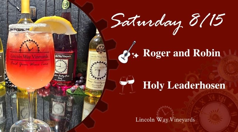 Saturday Tunes and Food with Roger N Robin and Holy Leaderhosen + Lincoln Highway Buy-Way Sales!