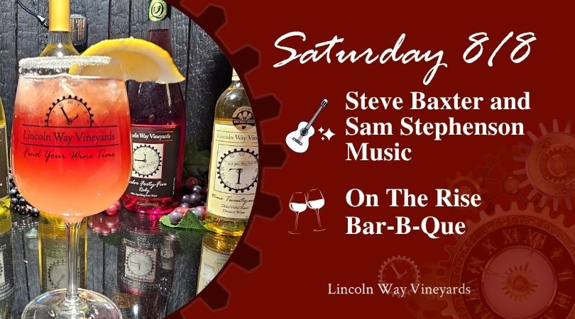 Saturday Tunes and Food with Steve Baxter and Sam Stephenson Music and On The Rise Bar-B-Que