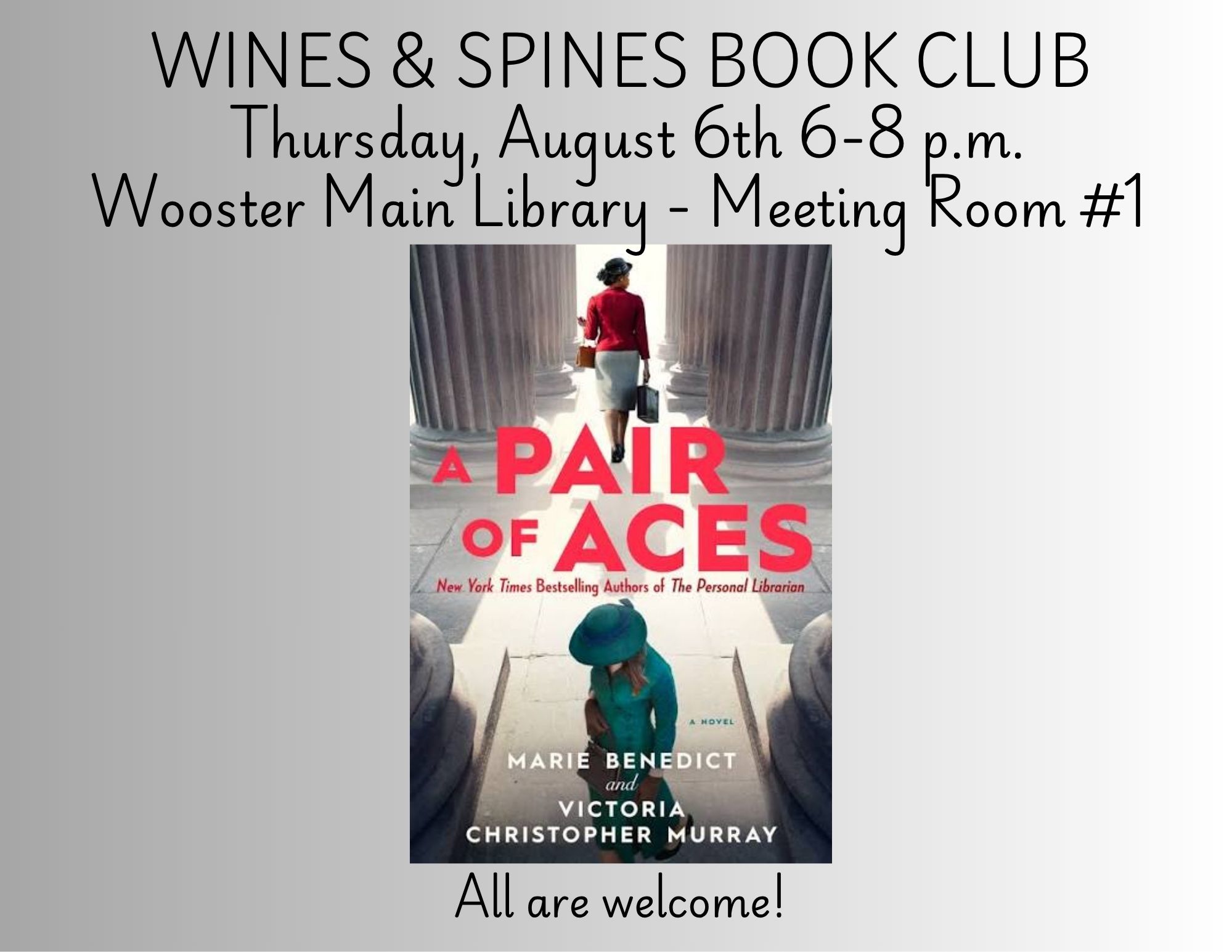 Wines & Spines Book Club August Gathering