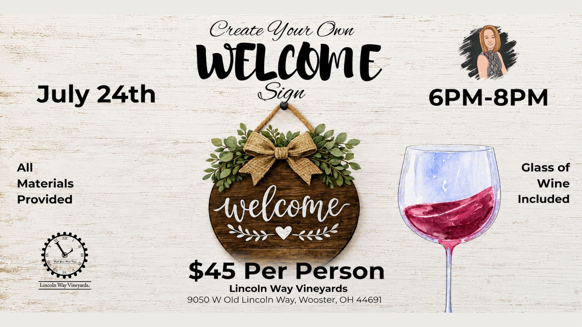 Create Your Own Welcome Sign with Taylor Bash
