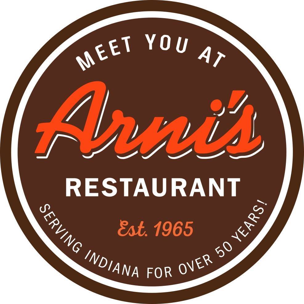 Meet You At Arni's Restaurant.  Circular logo