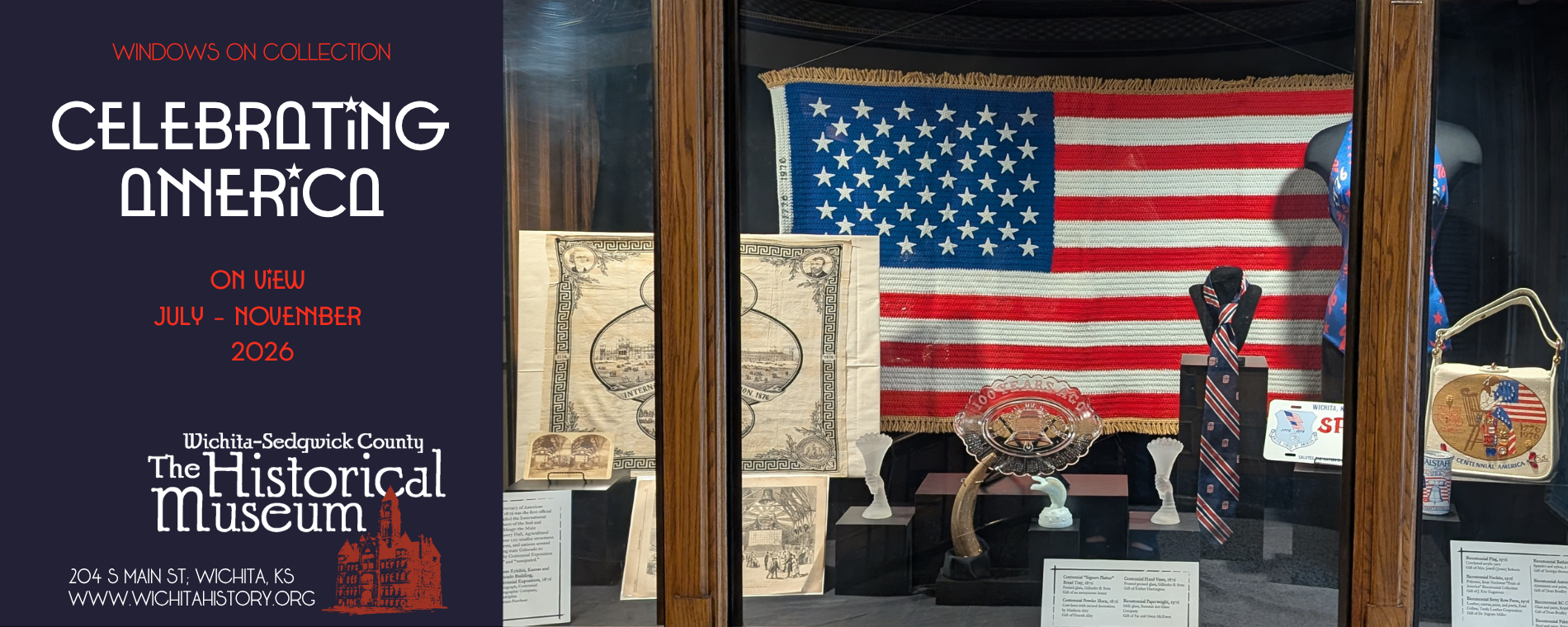 Windows on Collection Exhibit - Celebrating America