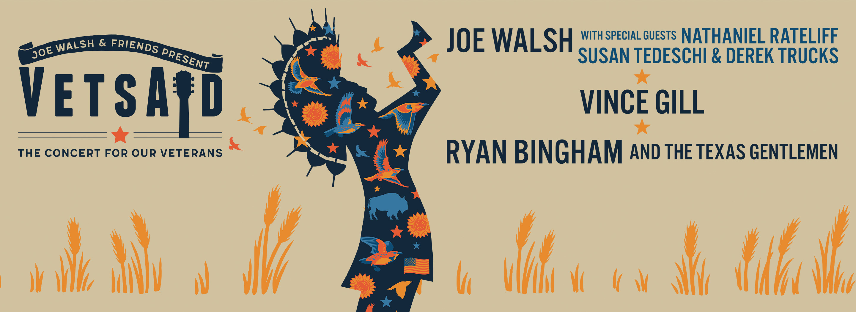 Joe Walsh & Friends VetsAid コンサートシャツ '18 2025-news.jpg?v=1723226045&