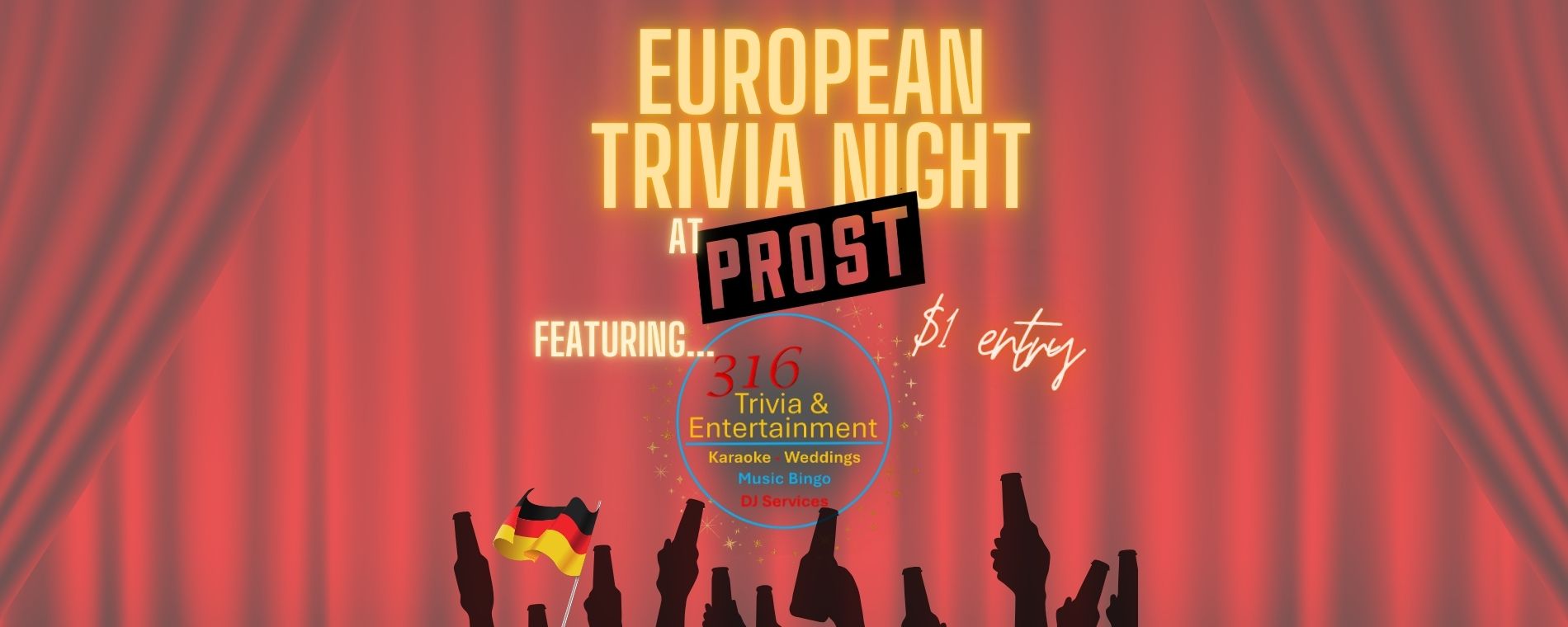 Quizspiel (Trivia Night!) At PROST With 316 Trivia & Entertainment