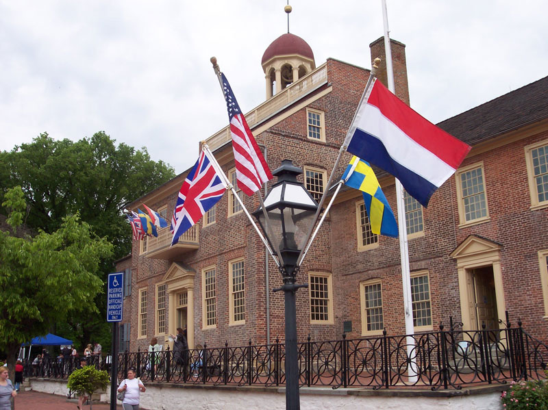Historic New Castle Courthouse in New Castle County, Delaware