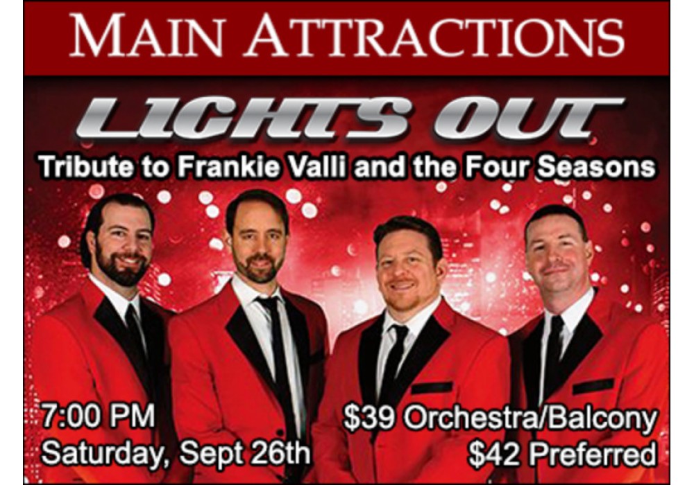 Lights Out – Tribute to Frankie Valli and the Four Seasons