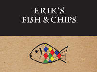 Erik’s Fish and chips Logo for Queenstown and Wanaka
