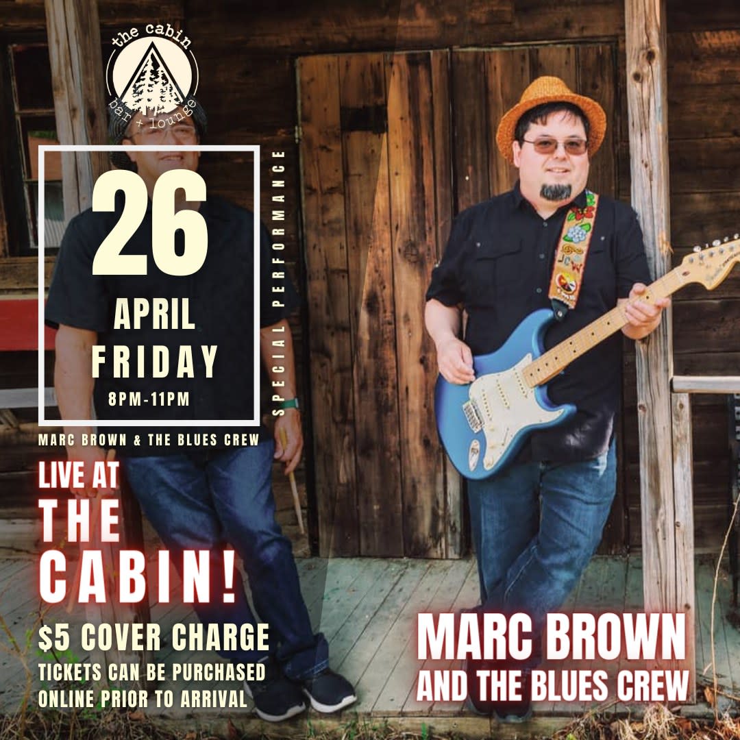 Marc Brown and the Blues Crew Live @ The Cabin