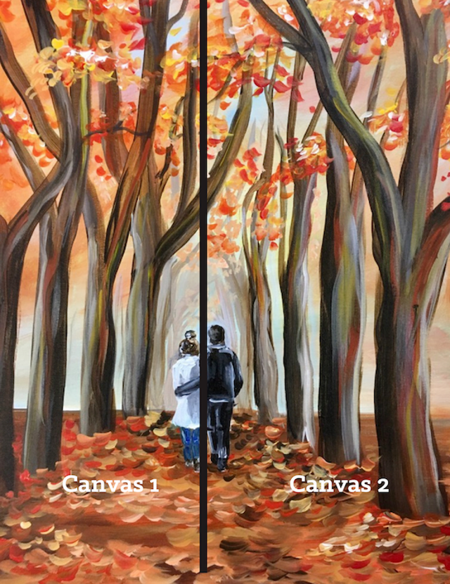 Date Night Deal! Fall In Love Paint and Sip