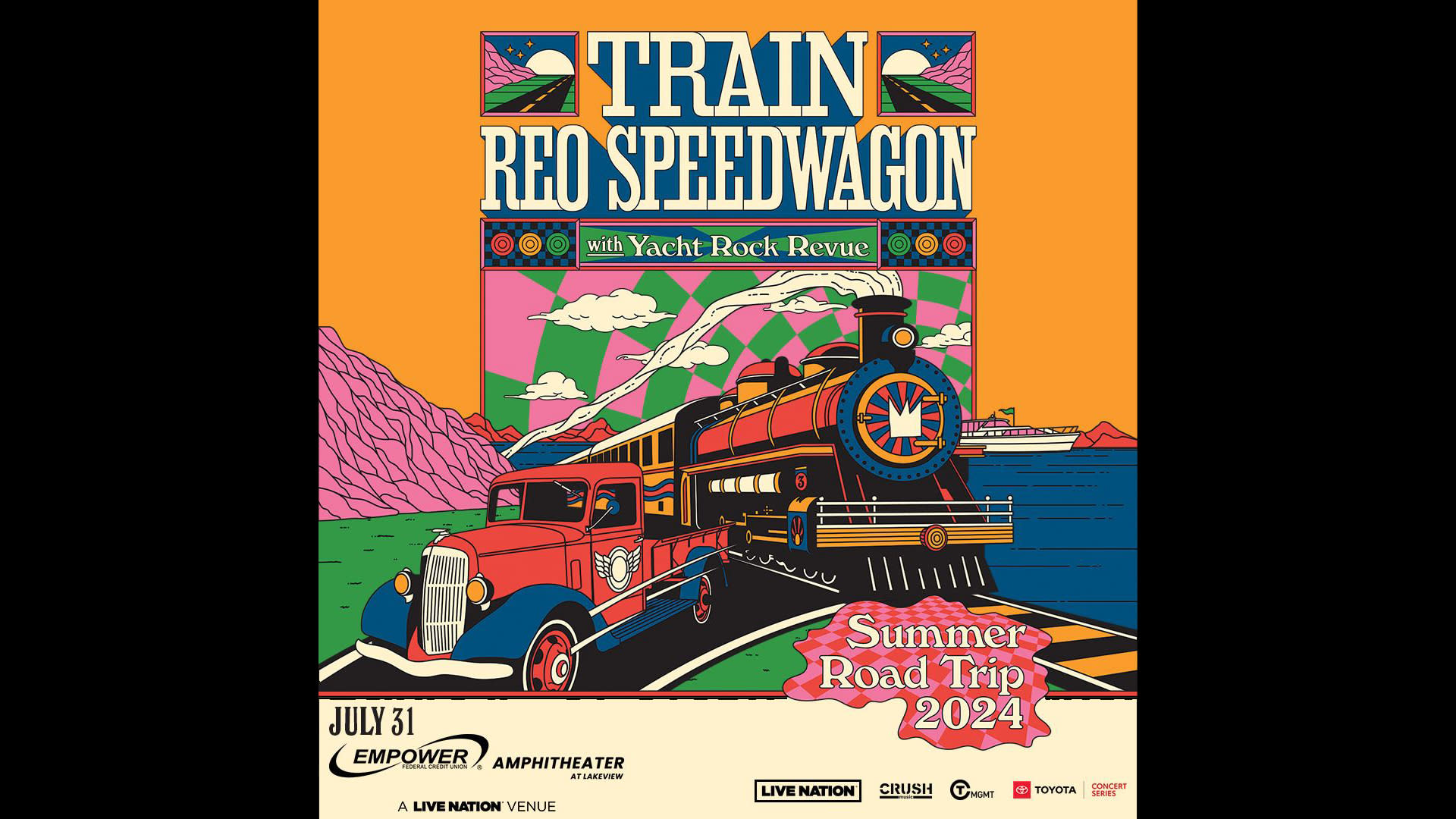 Train & REO Speedwagon - Summer Road Trip 2024 | Syracuse, NY 