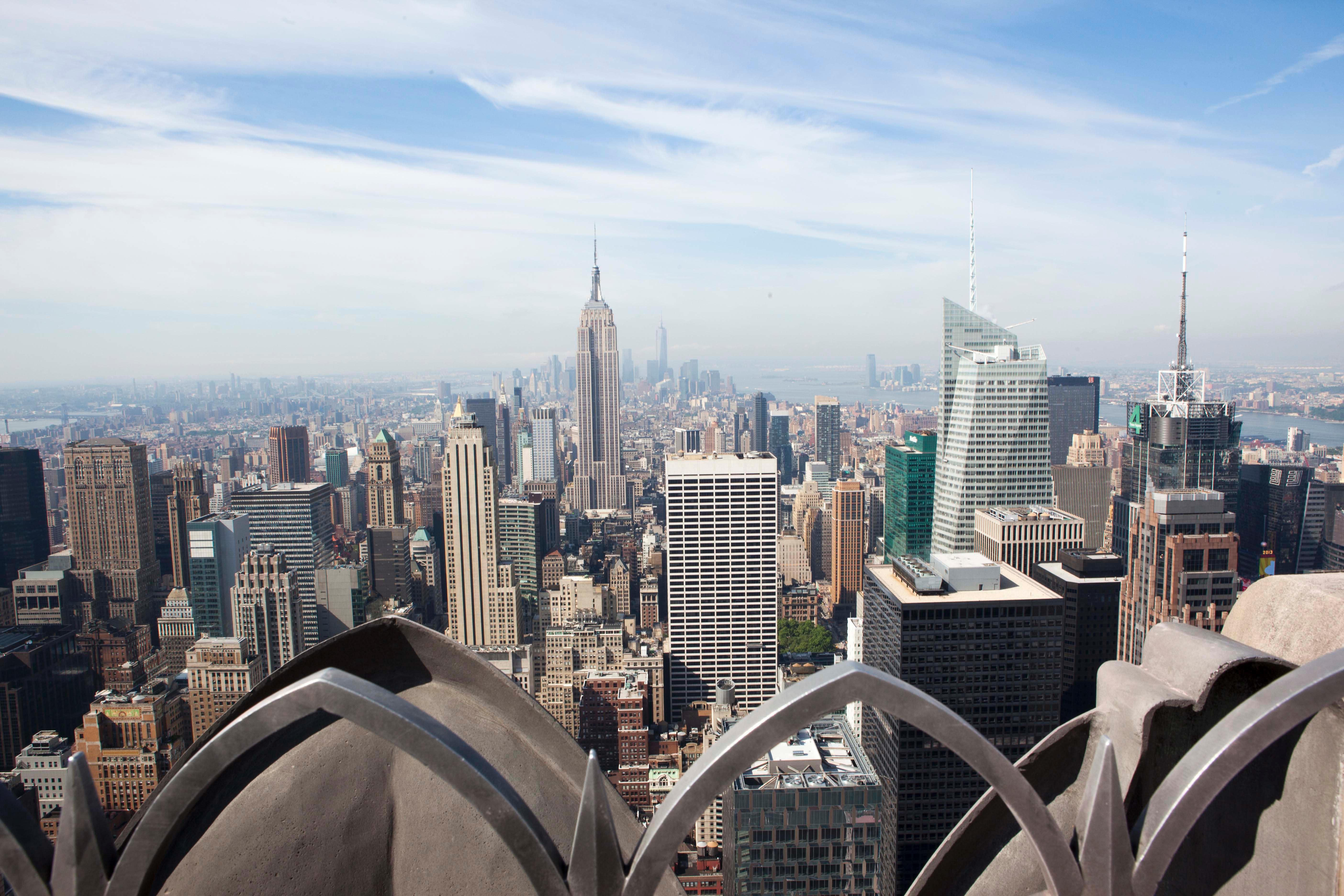 top of the rock building