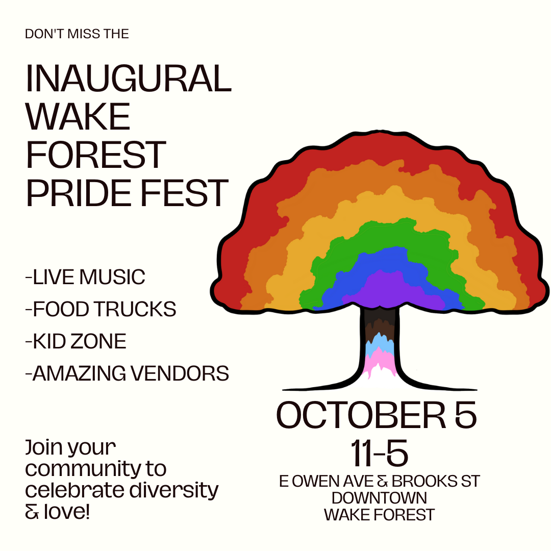 Wake Forest Pride Fest | Wake Forest, NC 27587