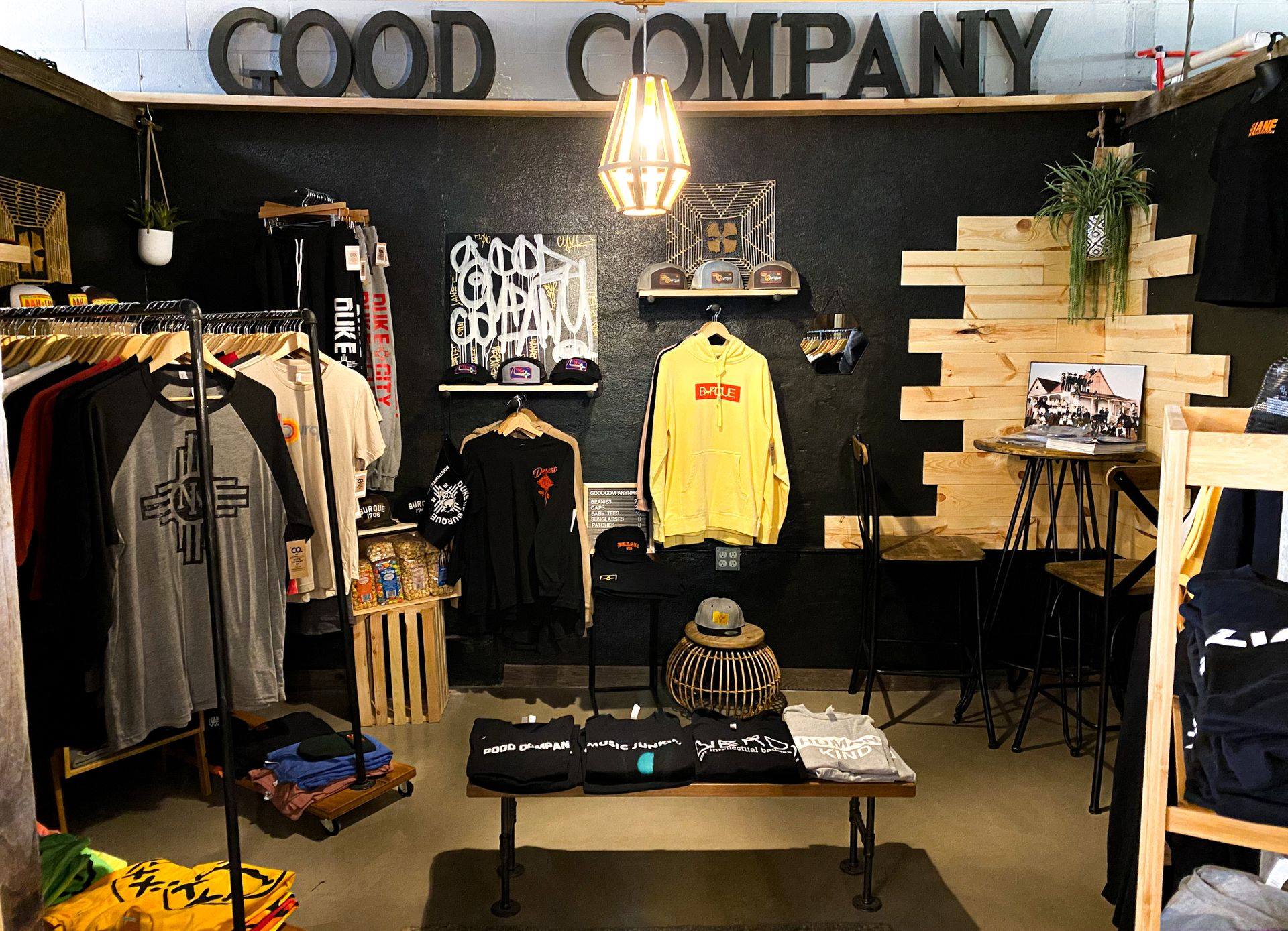 A photo inside the Good Company Store