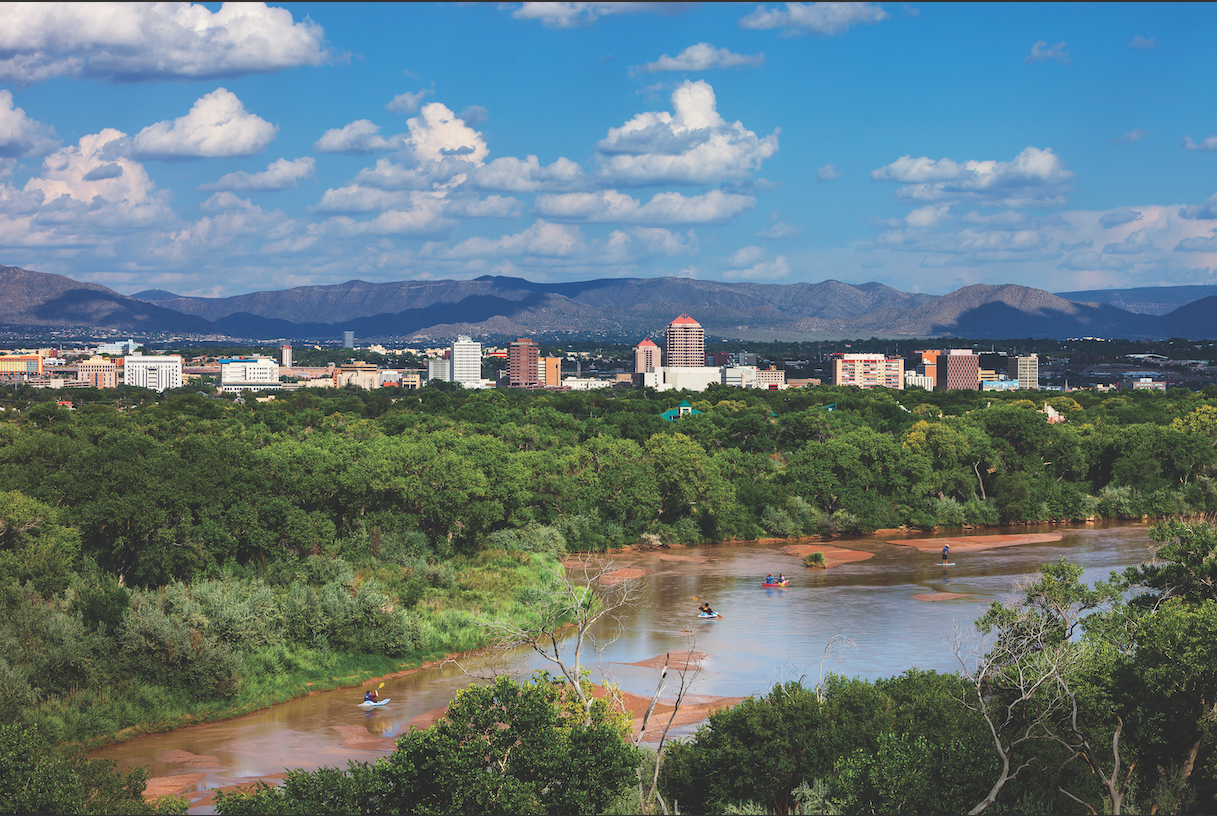 Downtown River Cityscape