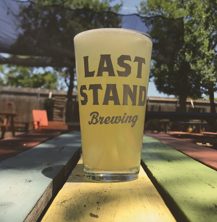 Pint of beer at Last Stand Brewing in Austin Texas