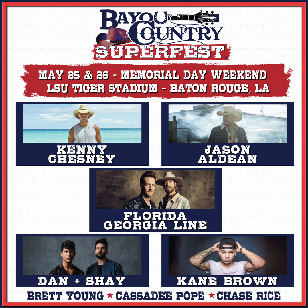 Bayou Country 2019 Lineup