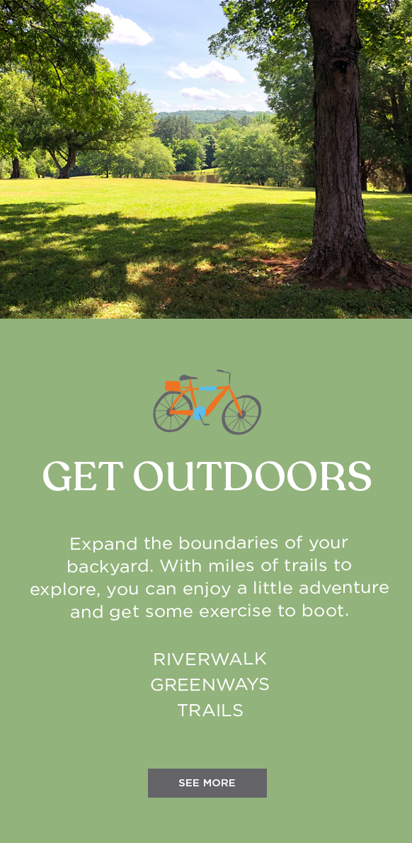 Get Out Doors Image Block for Staycation Landing Page