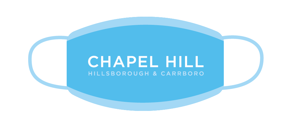 Visit Chapel Hill Logo Face Mask