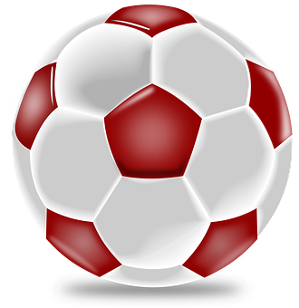 Soccer Ball Red