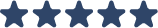 row of stars