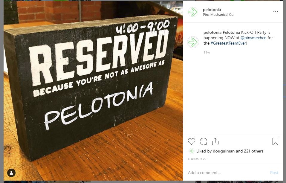 Pelotonia insta Pins