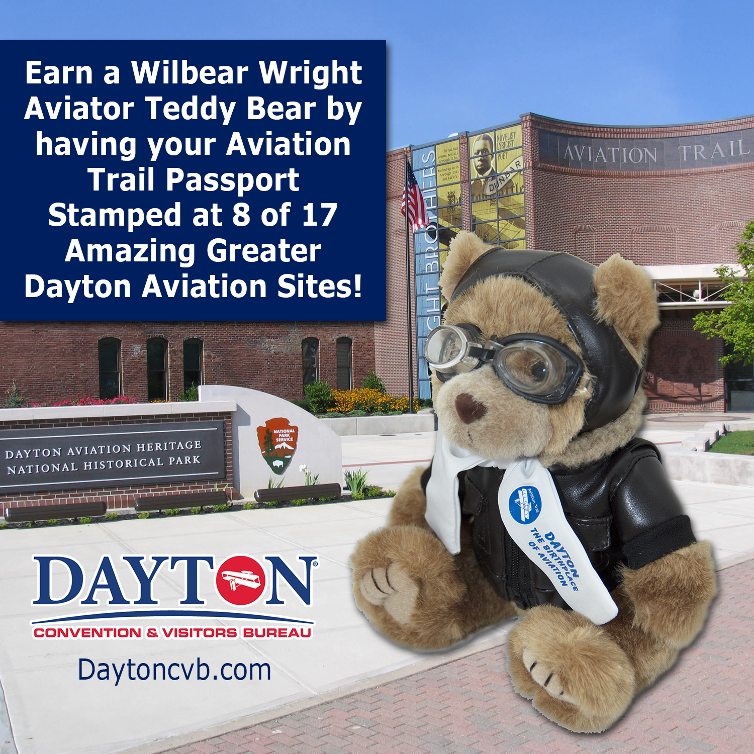 Wilbear Wright Aviation Trail Passport