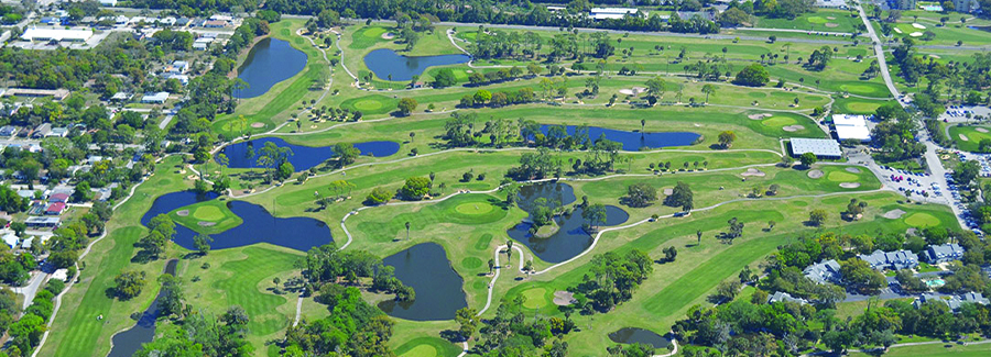 Aerial View of Daytona Beach Golf Club North Course