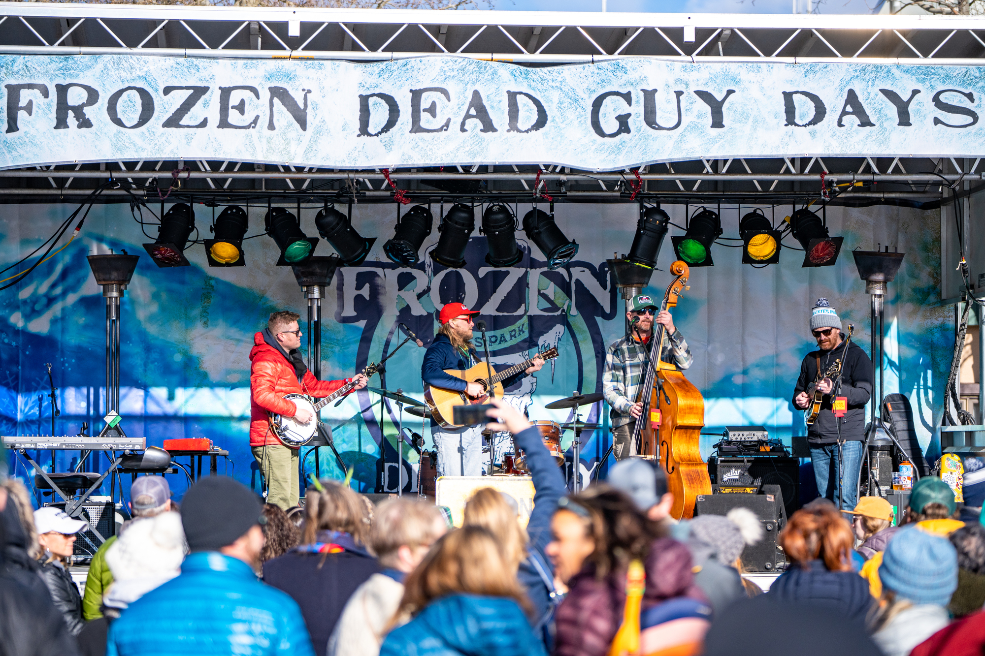 Coffin races at Frozen Dead Guy Days