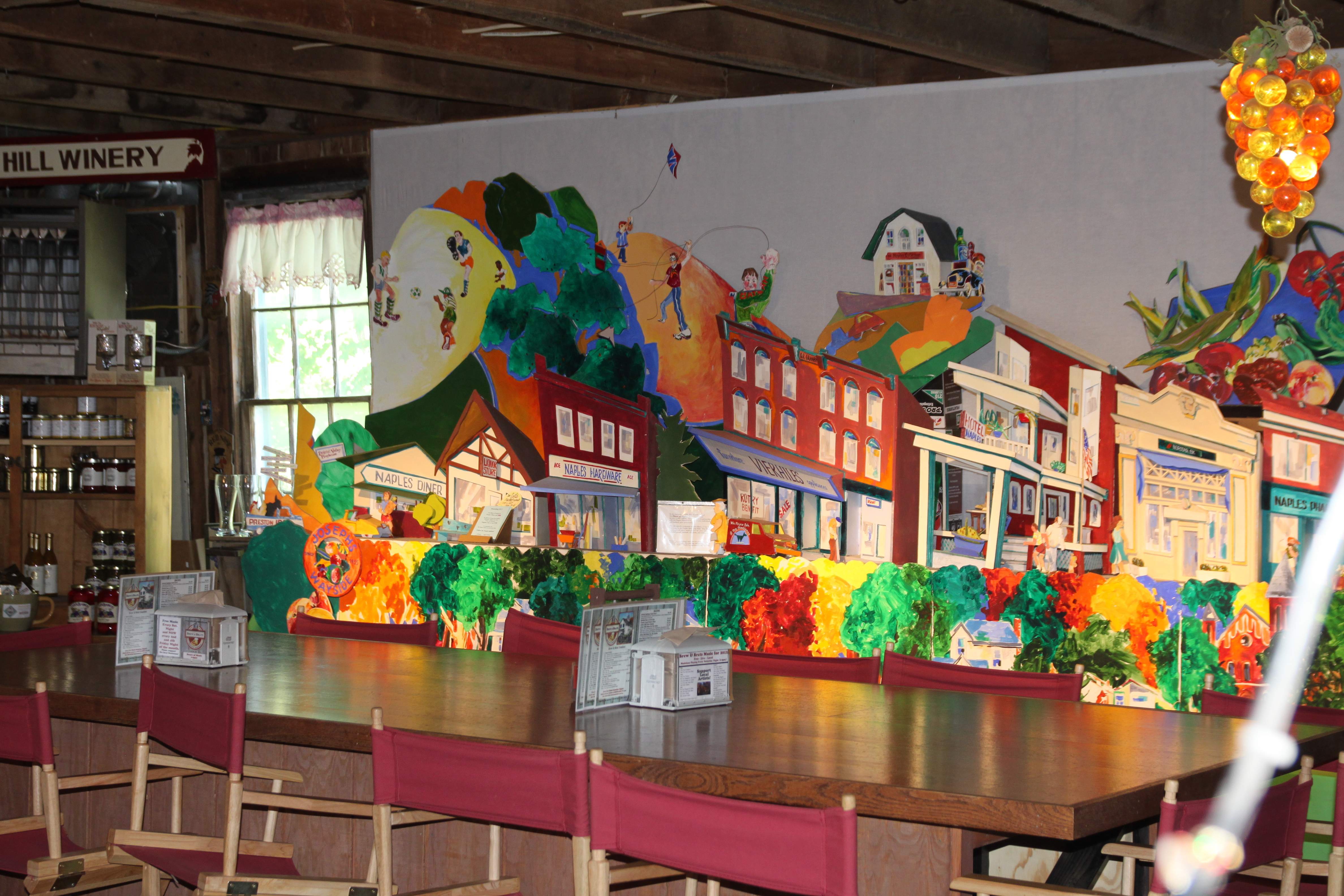 Brew and Brats Mural Street Naples Streetscape