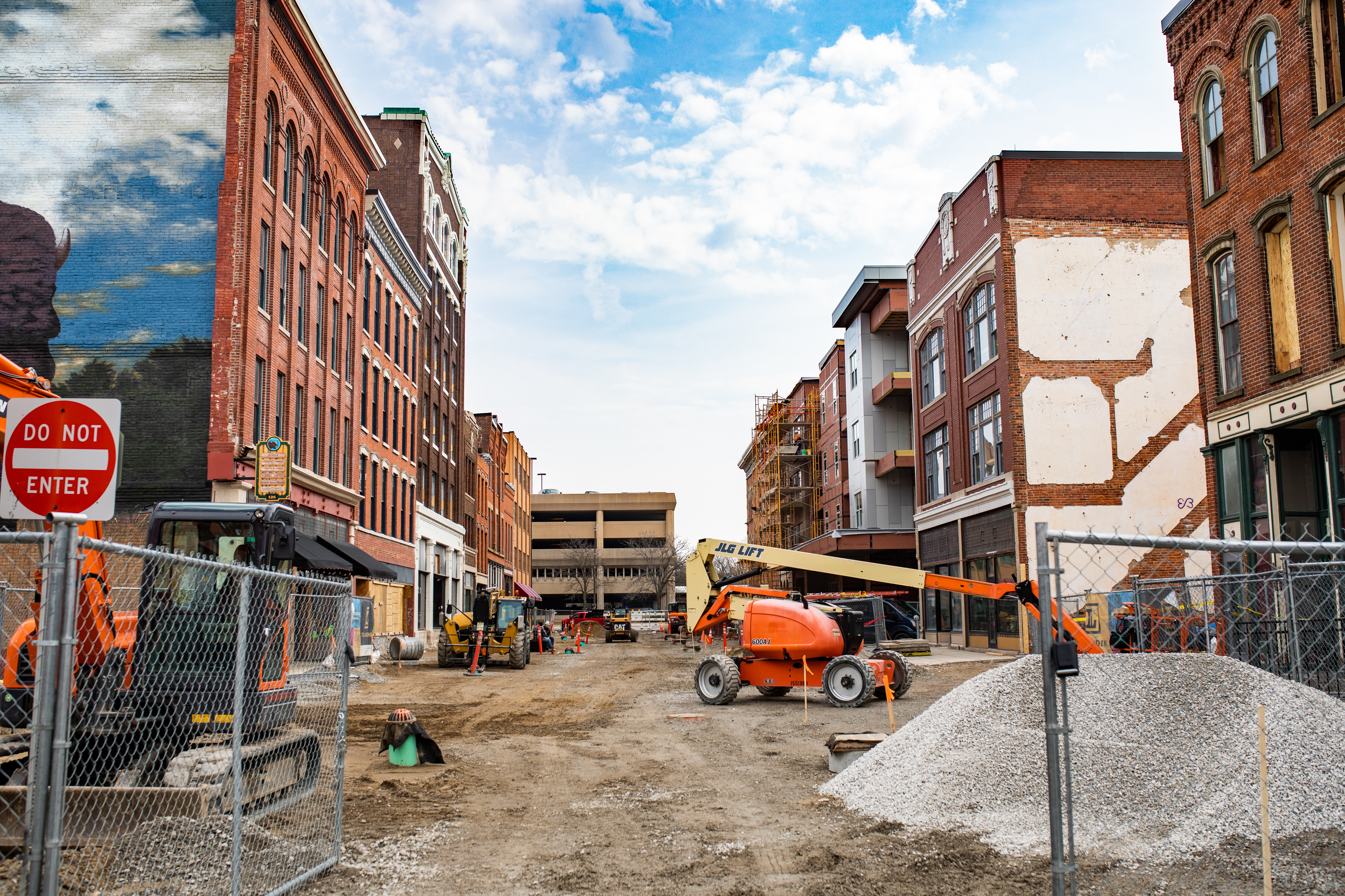 The Landing Under Construction April 2019 in Fort Wayne, Indiana