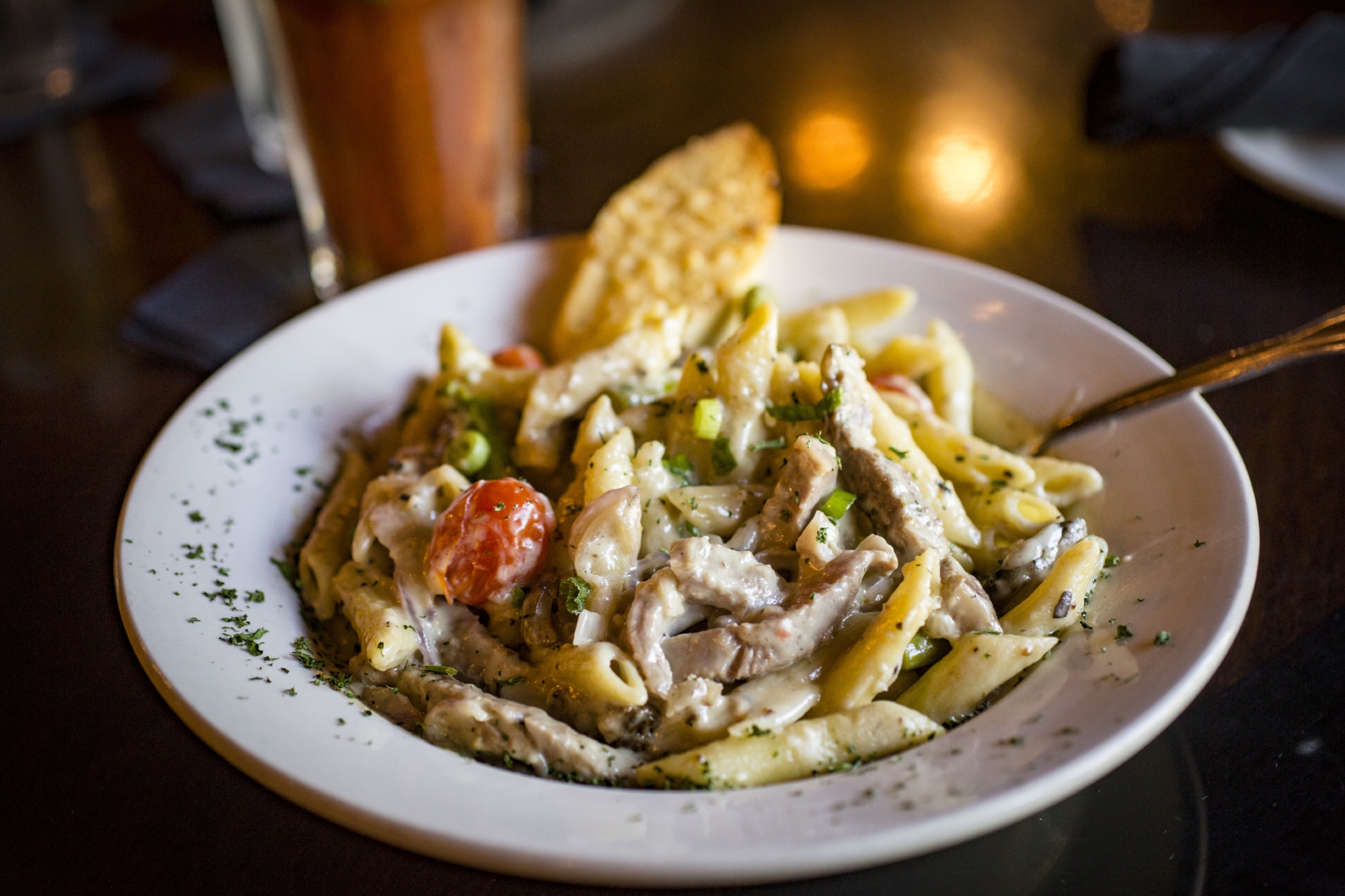 Pasta at Don Hall's Factory Restaurant