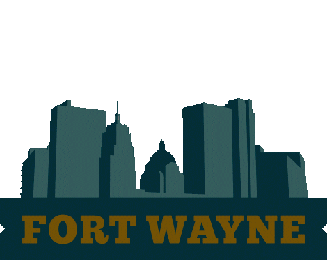 Fort Wayne Sunrise Downtown GIF Sticker