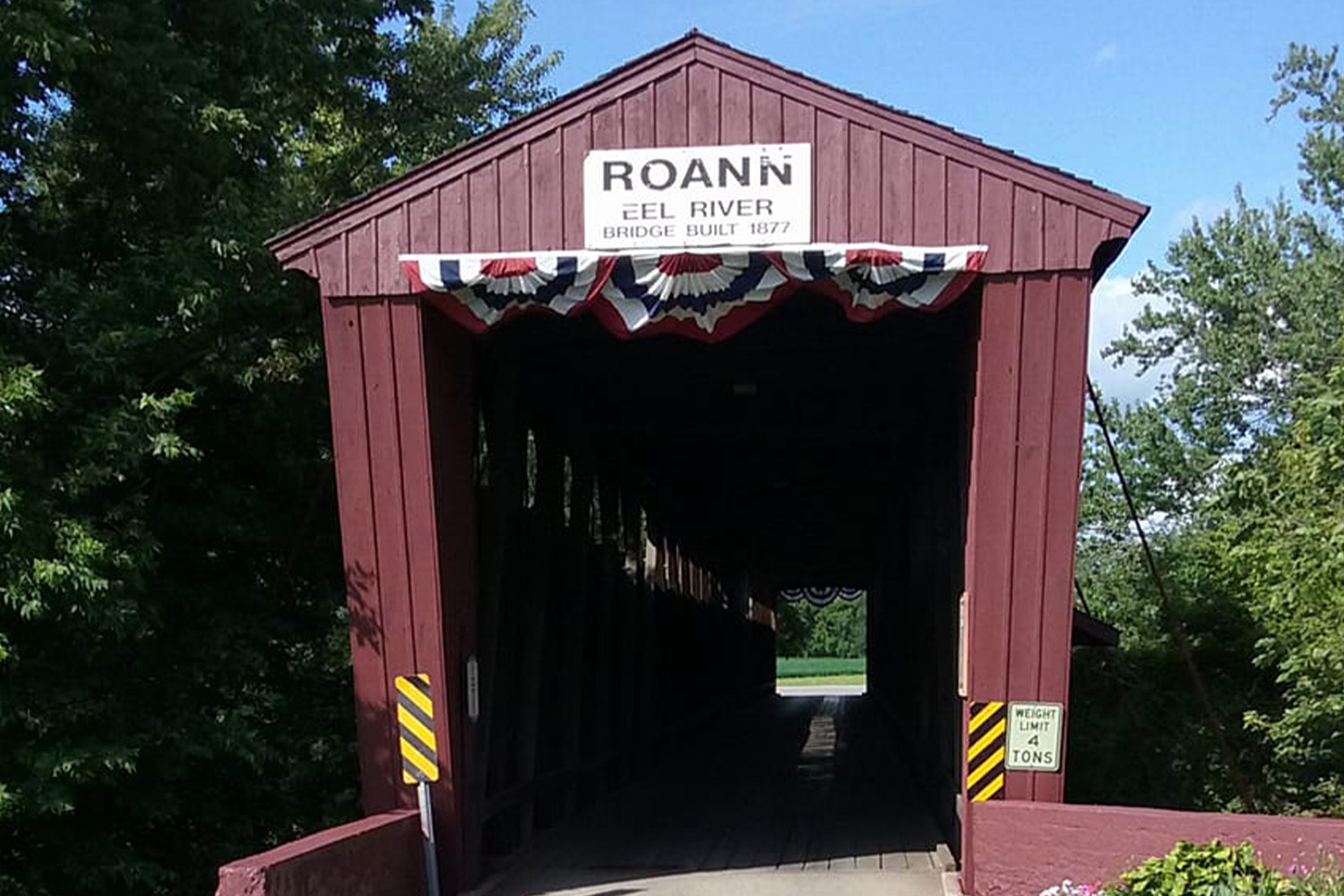Roann Covered Bridge in Wabash County