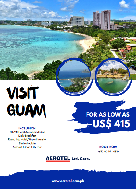 travel time philippines to guam