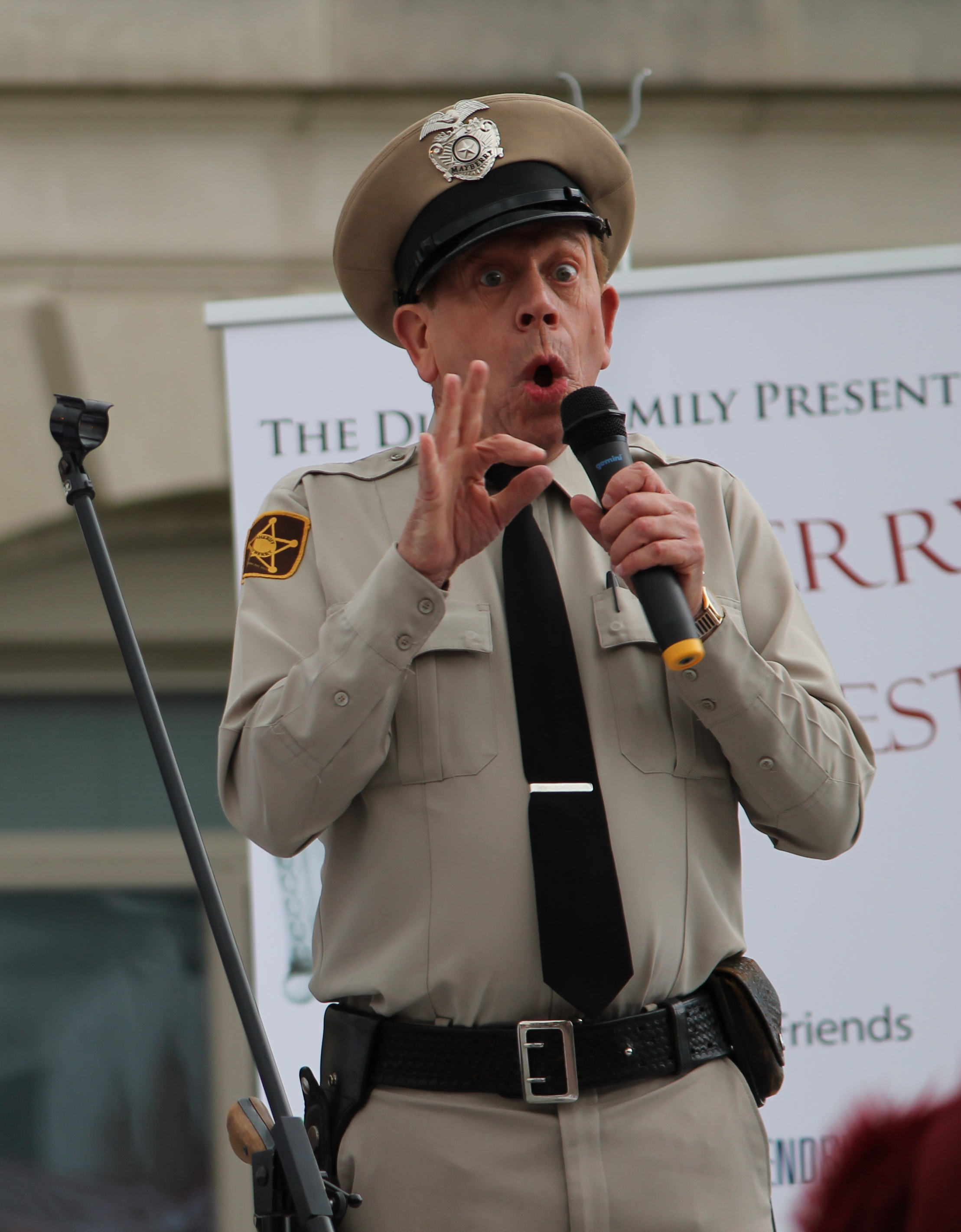Barney Fife at Mayberry in the Midwest