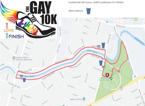 gay 10k route