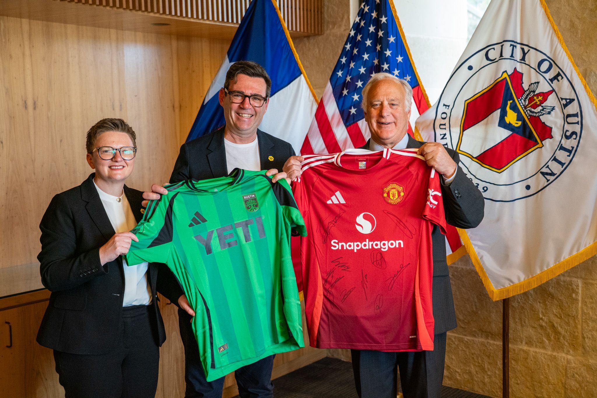 Andy Burnham and Bev Craig