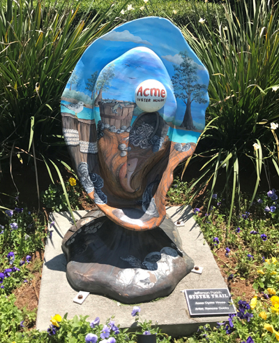 Acme Oyster Sculpture