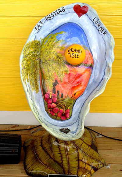 Grand Isle Oyster Sculpture