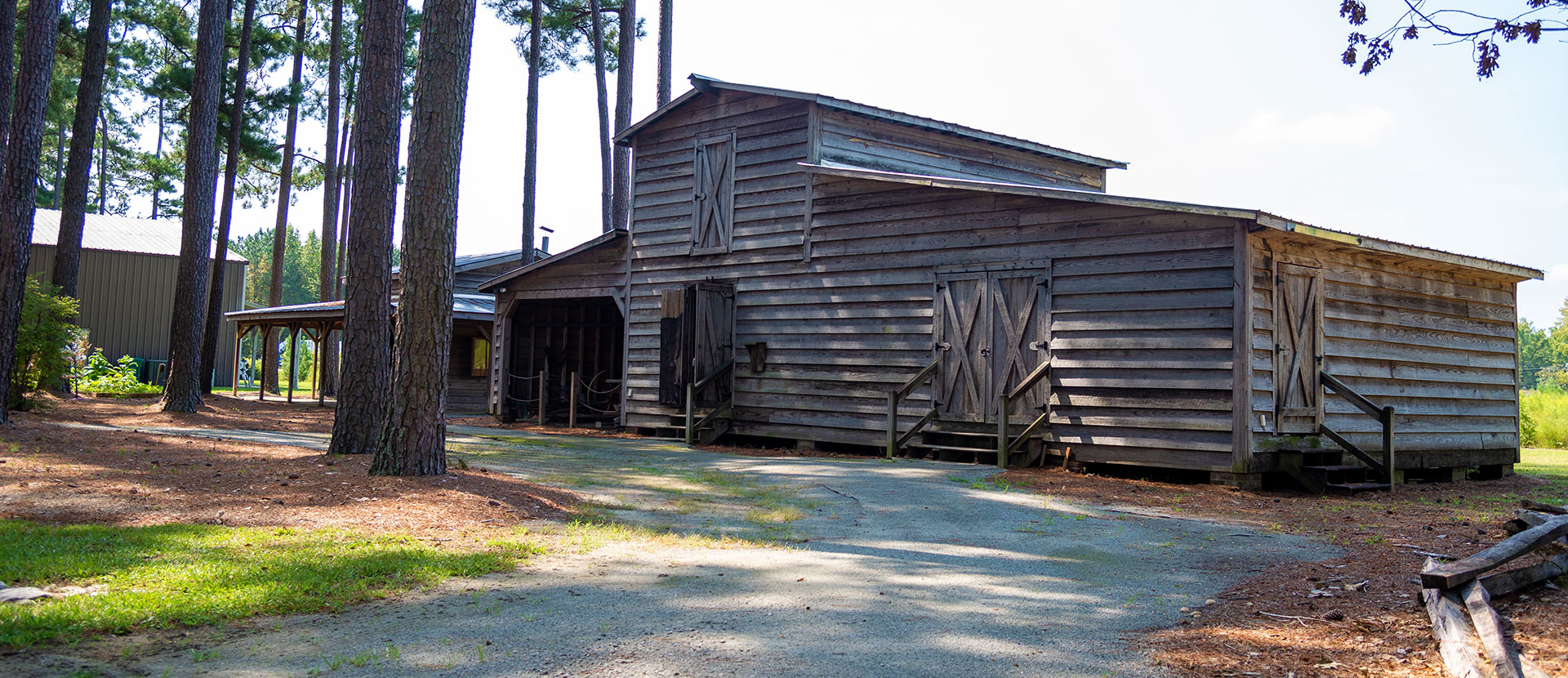 Tobacco Farm Life Museum pack house building, Kenly NC.