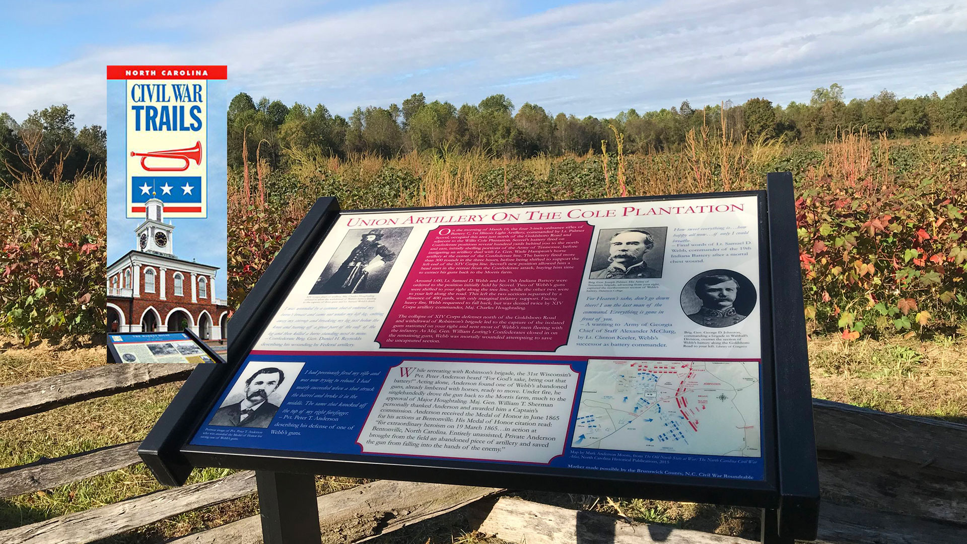 Civil War Trails brochure cover logo.